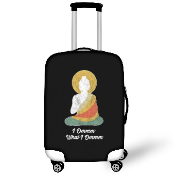 Discover Funny buddha buddhism meditation peace dharma zen Luggage Covers