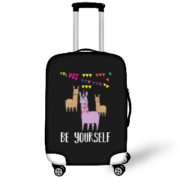 Discover Funny Llamacorn Be yourself Unicorn Alpaca Lama Luggage Covers