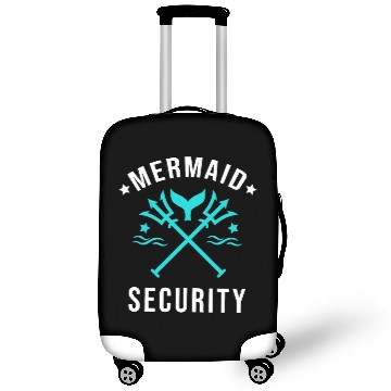 Discover Mermaid security Lifeguard Swimming Teacher Merman Luggage Covers