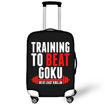 Discover Training To Beat Goku Luggage Covers