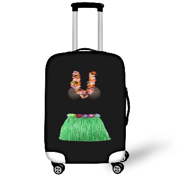 Discover Coconut Bra Grass Skirt Lei Flowers Summer Party Luggage Covers