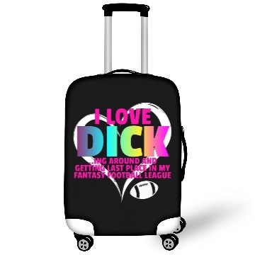 Discover Fantasy Football Loser - I Love Dicking Around Luggage Covers