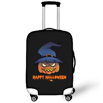 Discover Halloween Trick or Treat Pumpkin Horror Monster Luggage Covers