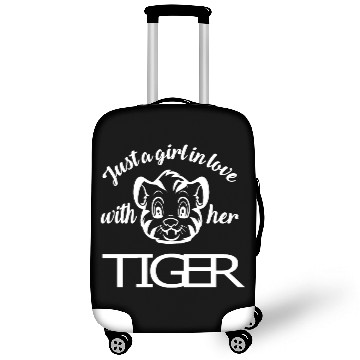 Discover Just a girl in love with her Tiger Luggage Covers