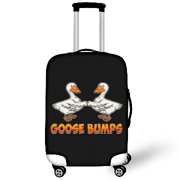 Discover Cute & Funny Goose Bumps Goosebumps Animal Pun Luggage Covers