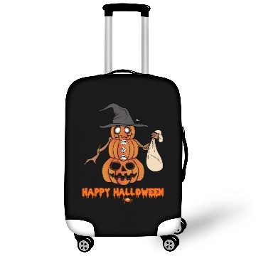 Discover Halloween Trick or Treat Pumpkin Horror Monster Luggage Covers