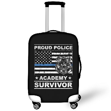 Discover 4 proud police academy survivor badges Luggage Covers