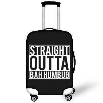 Discover Straight Outta Bah Humbug Anti Xmas Hate Grouch Luggage Covers