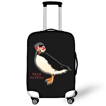 Discover Funny Puffin - Stud Bird Seafowl Alcidae Humor Luggage Covers