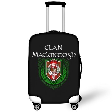 Discover Mackintosh Surname Scottish Clan Tartan Crest Luggage Covers