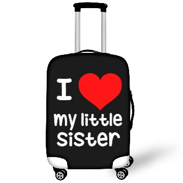 Discover I Love my little Sister Luggage Covers