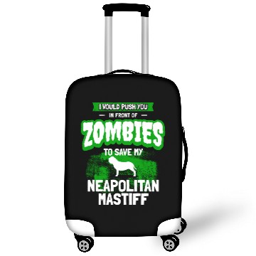 Discover Neapolitan Mastiff Dog Zombie Halloween Gift Luggage Covers
