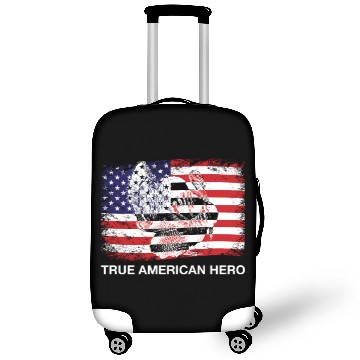 Discover True American Hero Turkey Hunting USA Flag Luggage Covers