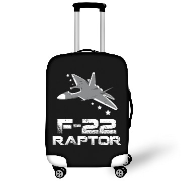 Discover Funny Jets - F 22 Raptor - Aircraft Engine Humor Luggage Covers