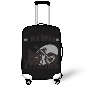 Discover Biker Motorcycle Rider Superbike Chopper Gift Luggage Covers