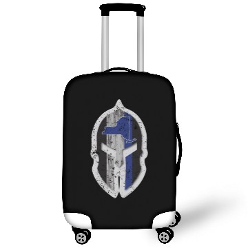 Discover New York State Police Thin Blue Line Spartan Luggage Covers