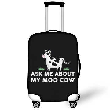 Discover Ask me about my moo cow sweet cow design farmer Luggage Covers