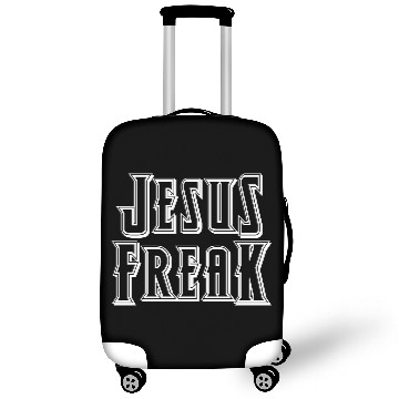 Discover Jesus Freak Outline, Christian, Faith, God Luggage Covers