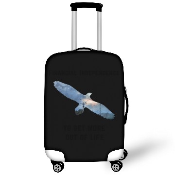 Discover Financial Independent Stocks Eagle Vintage Freedom Luggage Covers