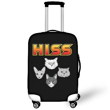 Discover Funny Cat Mom Kitten Cats Lover Rock - HISS Luggage Covers