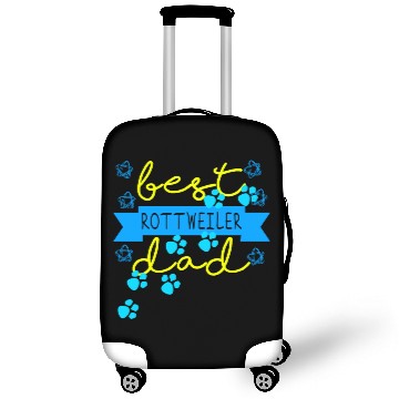 Discover Best Rottweiler Dad Father Race Dog owner Luggage Covers