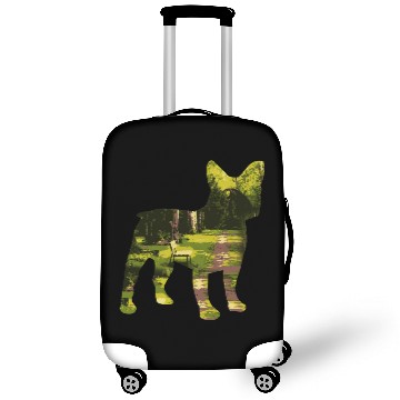 Discover Double Exposure Animals French Bulldog - Gift Idea Luggage Covers