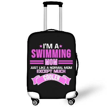 Discover Swimming Mom Luggage Covers Swimmer Swim Swimsuit Gift