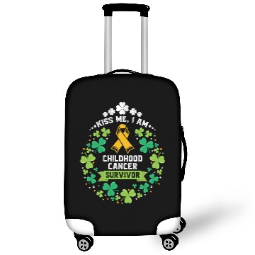 Discover St Patricks Day - Childhood Cancer Awareness Luggage Covers