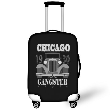 Discover 1930s Car Gangster Mob Chicago Mafia Gift Luggage Covers