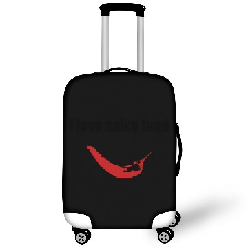 Discover Spicy food hot sauce chili present idea Luggage Covers