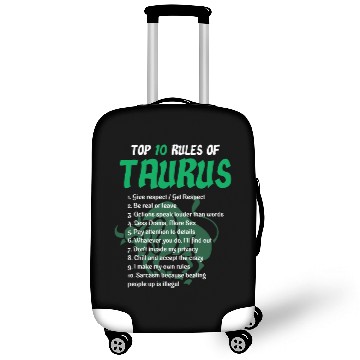 Discover Top 10 Rules Of Taurus Zodiac Birthday Gift Luggage Covers