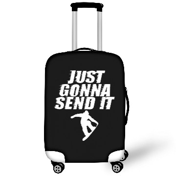 Discover Just Gonna Send It Snowboard Winter Sports Luggage Covers