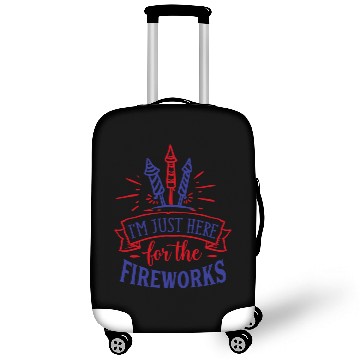 Discover I Am Just Here for the Fireworks, 4th of July Luggage Covers