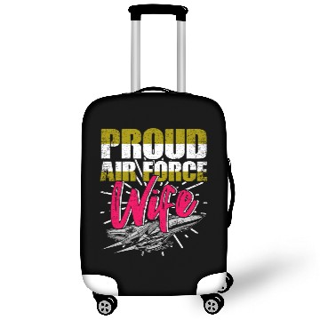 Discover Air Force Wife Aircraft Pilot Fan Gift Luggage Covers