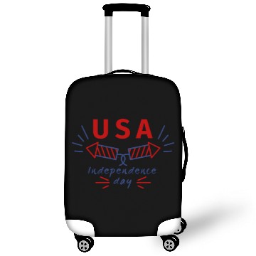 Discover Patriotic Happy 4th Fourth of July Luggage Covers