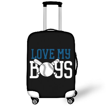 Discover Love My Boys (Softball) - Softball Dad Gift Funny Luggage Covers