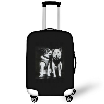 Discover Belka & Strelka USSR CCCP Space Dog Laika Luggage Covers