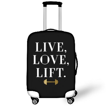 Discover Live Love Lift Workout Loose Fit Gifts Luggage Covers