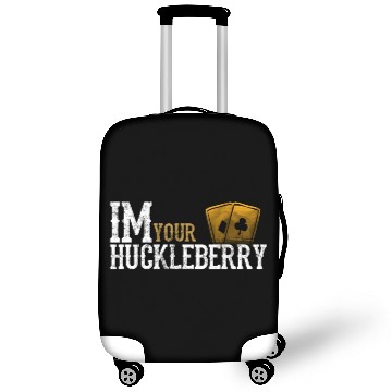 Discover Im your huckleberry distressed western movie quote Luggage Covers