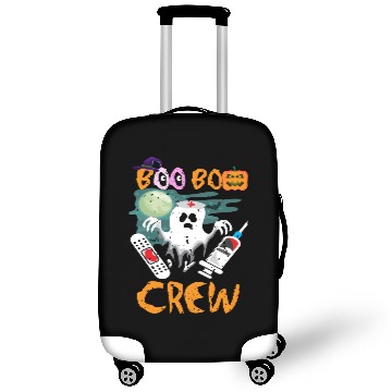 Discover Boo Boo Crew Nurse Ghost Halloween Costume Luggage Covers