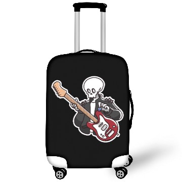 Discover Skull Rock music Guitar Band Concert Gift Luggage Covers