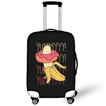Discover Banana Donut Yummy Delicious Funny Luggage Covers
