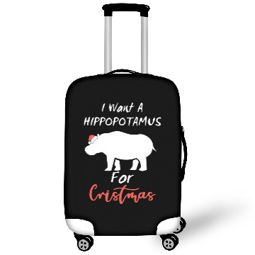 Discover I Want Hippopotamus For Christmas 3D Luggage Covers