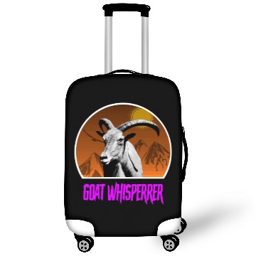 Discover Goat Whisperer cool Mountain Goat. Vintage Goat Luggage Covers