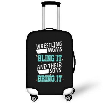Discover Wrestling Moms Bling Wrestler Mother Luggage Covers