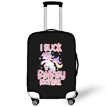 Discover I Suck At Fantasy Football Luggage Covers