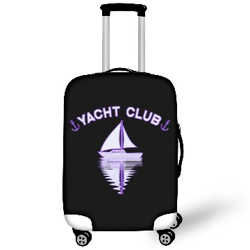 Discover Yacht Club sailing ship sailing anchor Luggage Covers