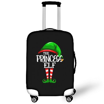 Discover The Princess ELF - Funny Princess ELF Merry Xmas Luggage Covers