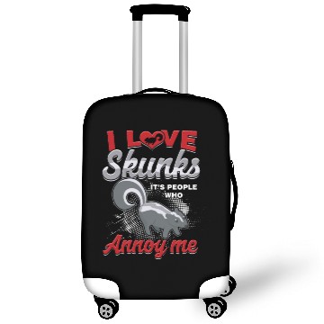 Discover Animals Weasel Wood Pussy Polecat Wildlife Luggage Covers