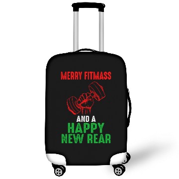 Discover Christmas Fitness Exercise Xmas Gift Luggage Covers